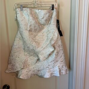 Lulus mini bridal dress